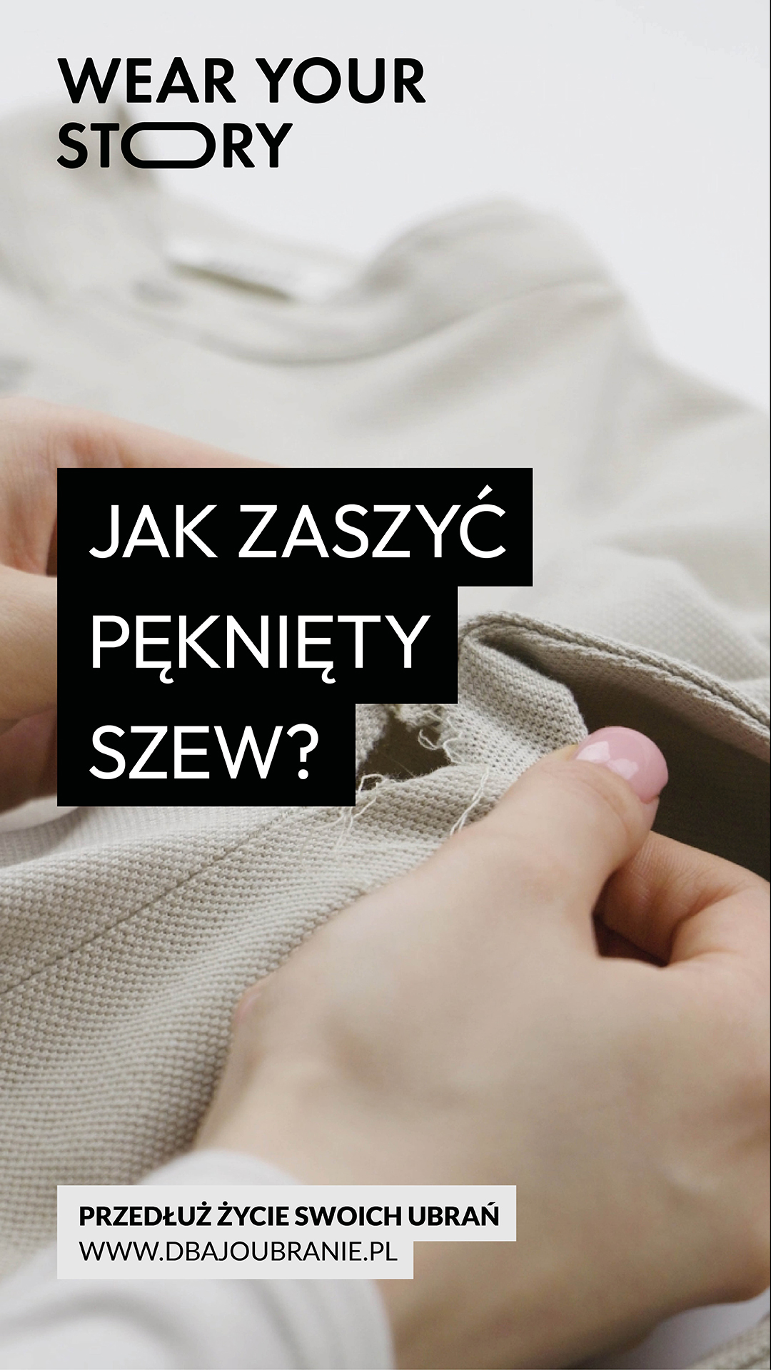 Vlog - Jak zaszyć pęknięty szew?