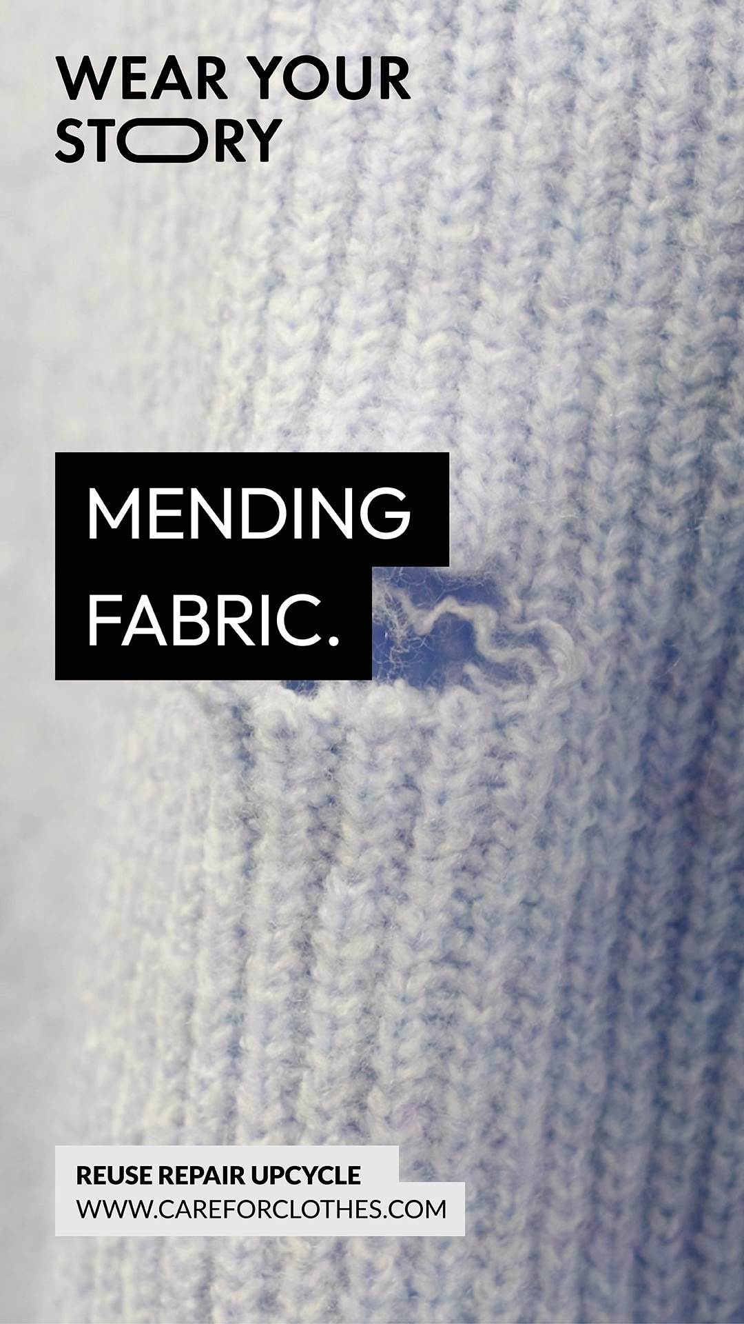 Vlog - Mending fabric