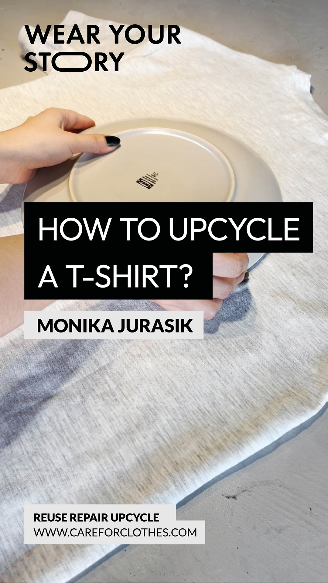 Vlog - How to upcycle a t-shirt?