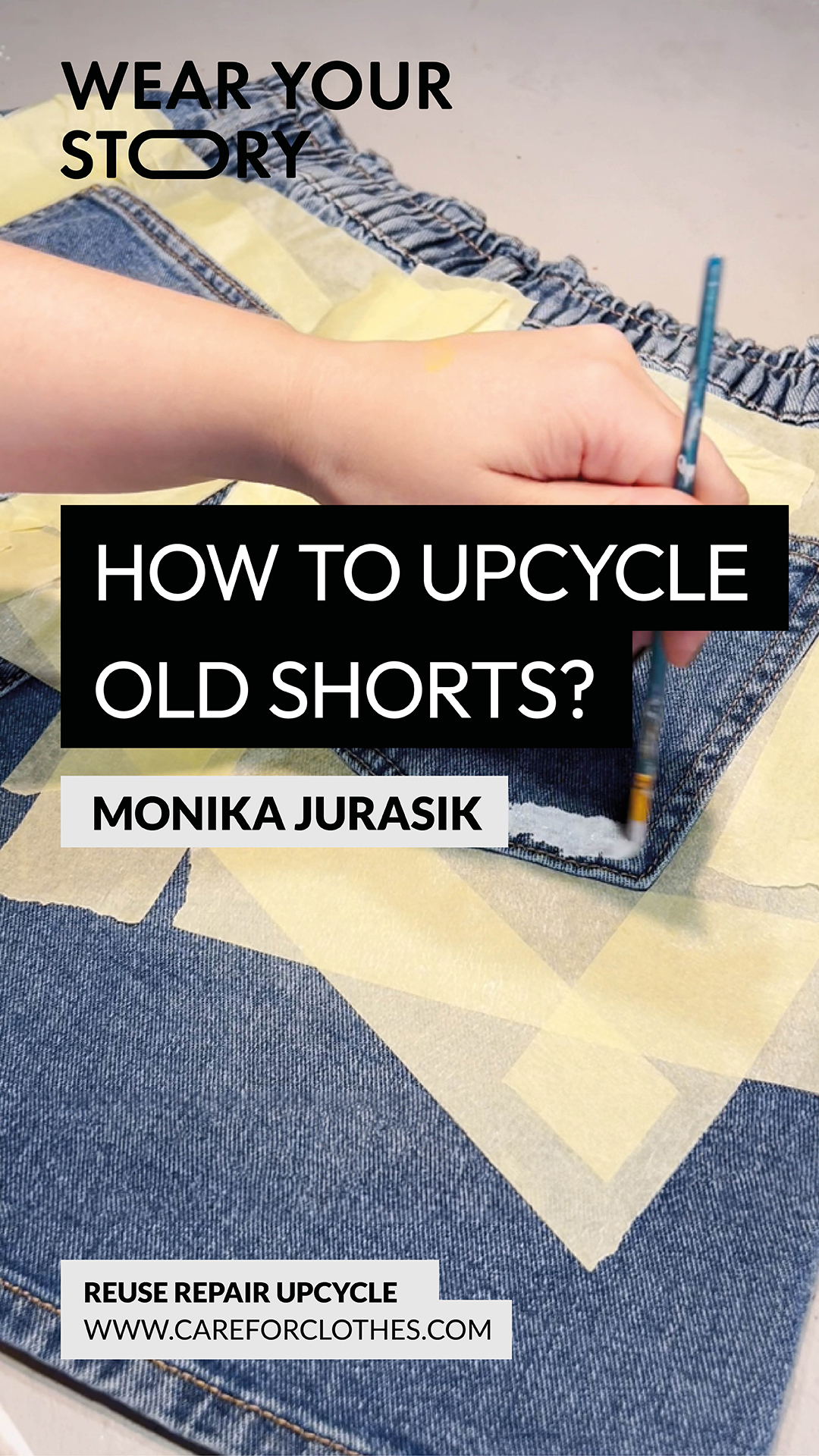 Vlog - How to upcycle old shorts?