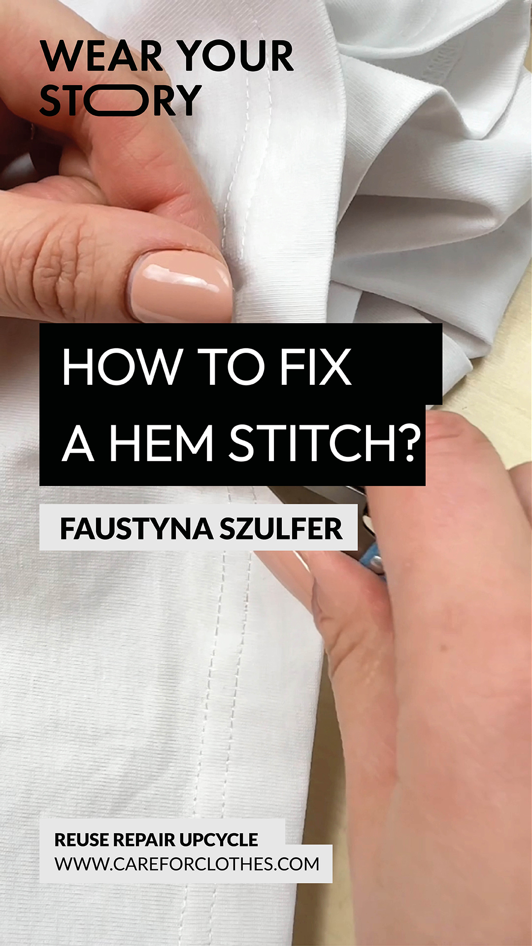 Vlog - How to fix a hem stitch?