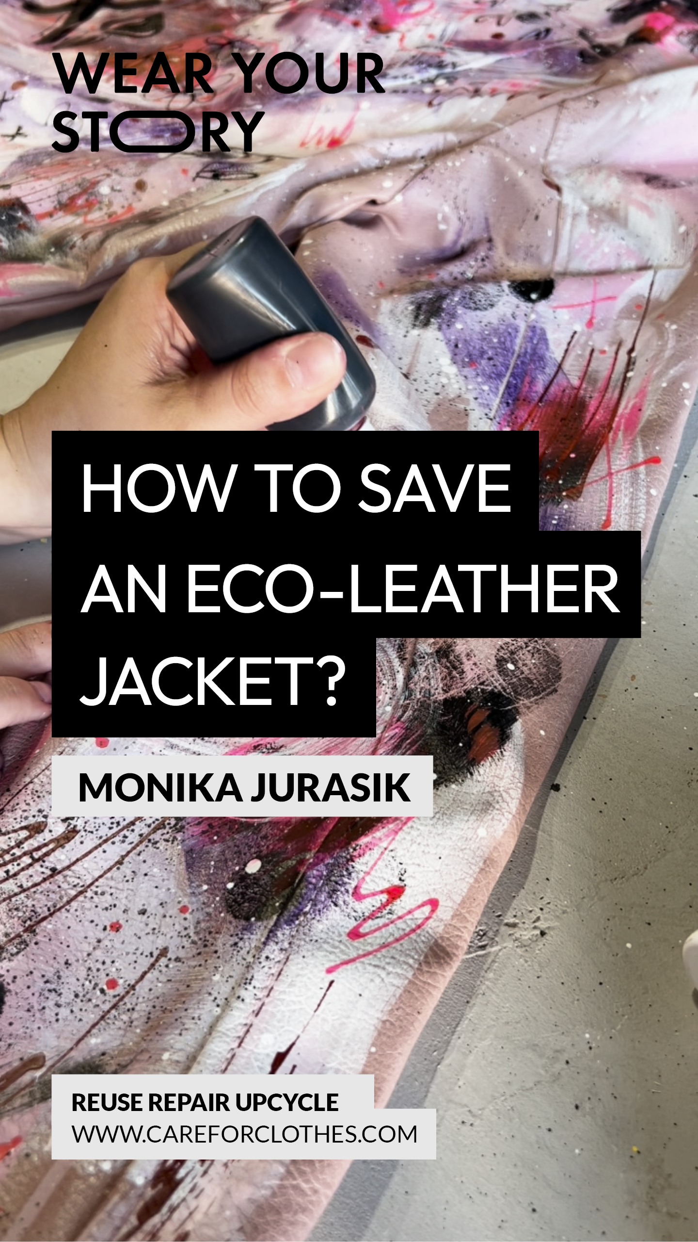 Vlog - How to save an eco-leather jacket?