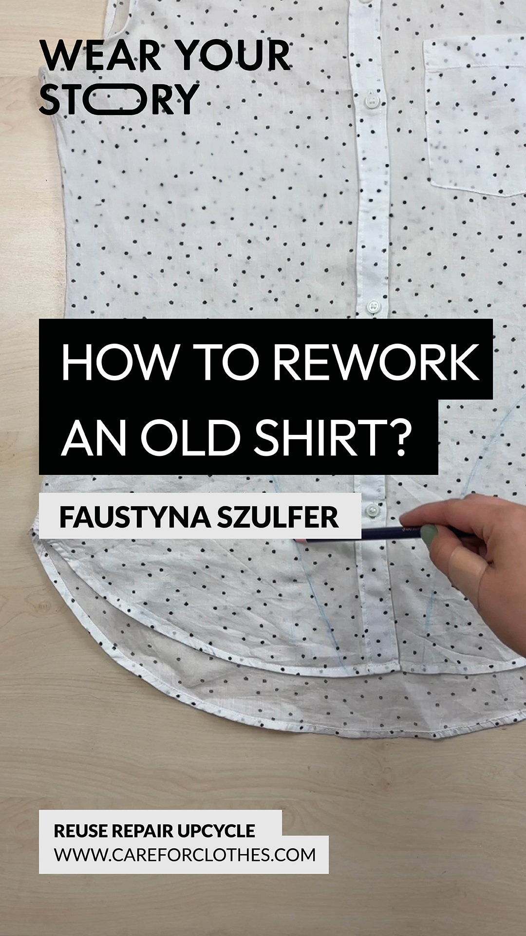 Vlog - How to rework an old shirt?